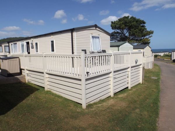 Private static caravan rental image from Ladram Bay Holiday Park, Exmouth, Devon 
